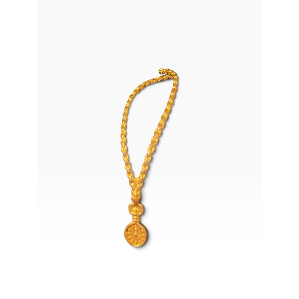 Barbie Long Gold Stop Watch Necklace